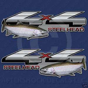 Steelhead Salmon fishing truck decal  
