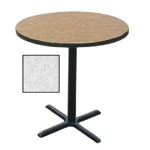  42 High Round Bar and Café Table Size 30 Round, Color 