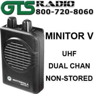 NEW MOTOROLA UHF MINITOR V 5 FIRE VOICE F2 2 CH PAGER  