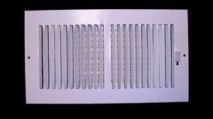 Wall Register/vent cover White 6x10 and 4x12  