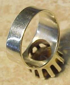 8ct Smoky Topaz / Sterling Silver Womens Ring; Mexico ~ Size 7.75 