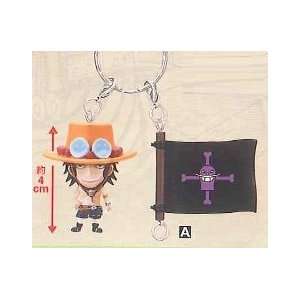  One Piece Character Cell Phone Strap with Pirate Flag (1.5 