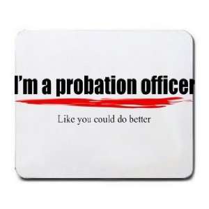   probation officer Like you could do better Mousepad
