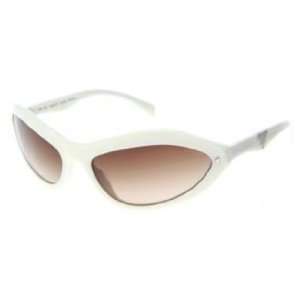  Prada Sunglasses PR05NS / Frame Ivory Lens Brown 