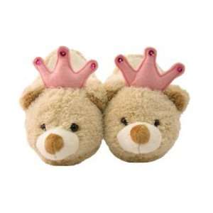  2 Item Bundle: Kreative Kids Pink Princess Crown Slippers 