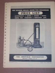 Vtg Sheffield Corp Catalog~Precisionaire Air Gage Tool  