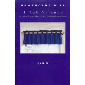  Denim 1 Tab Valance Hawthorne Hill
