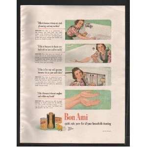  1941 Advertisement Bon Ami Cleaner Quick Safe Pure 