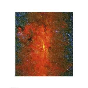  Center Of Milky Way Galaxy 18.00 x 24.00 Poster Print 