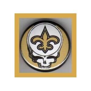    New Orleans Saints Grateful Dead 1 Inch Magnet: Everything Else