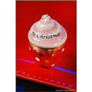 Roman, AT CHRISTMAS Cupcake Jewel Box / Ornament 