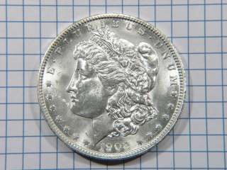 1902 O Silver Morgan Dollar Grades Choice Brilliant Uncirculated 