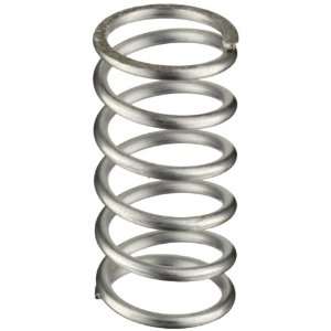 Stainless Steel 302 Compression Spring, 0.6 OD x 0.063 Wire Size x 1 