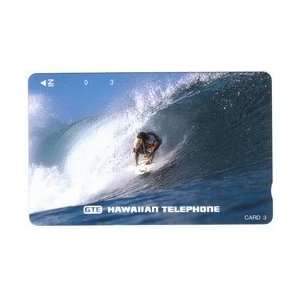   Phone Card 3u Surfer On An Ocean Wave (Telephone) 