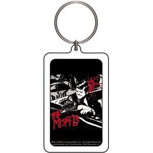  THE MISFITS KENNEDY BULLET LUCITE KEYCHAIN Toys & Games