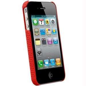  Naztech Aero SnapOn Cover for Apple iPhone 4   Red Cell 