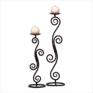  Scrollwork Tabletop Candle Holder