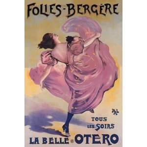  Belle Otero Folies Bergere   Poster (12x18)
