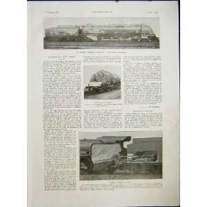  Railway Train Locomotive Mountain French Print 1933