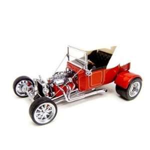  1925 Ford T Bucket Red Custom 1:18 Diecast Model: Toys 