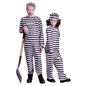  Childs Jailbird Costume Size Small (4 6) Toys & Games