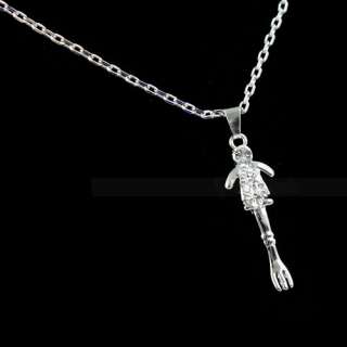   Boy Fork and Girl Spoon pendant couple necklaces for love  