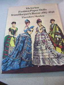 Mint 1977 Theodore Menten Victorian Fashion Paper Dolls  