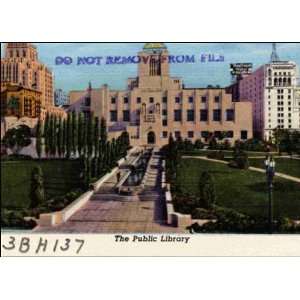 Reprint Los Angeles CA   The Public Library. 3BH137 1940 1949  