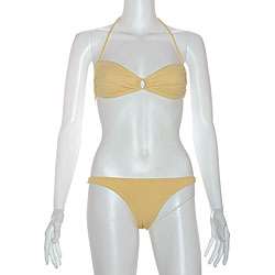 Cotn by Lucenti Swimwear Womens Gemada Bandeau Bikini  Overstock 