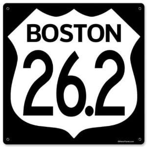  Marathon Boston Sports and Recreation Metal Sign   Victory 