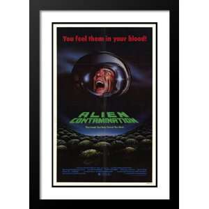 Alien Contamination 32x45 Framed and Double Matted Movie Poster 