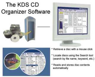 KDS PC Controlled CD Organizer w/Computer SoftwareDEMO  