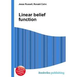  Linear belief function Ronald Cohn Jesse Russell Books