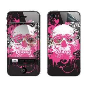  Touch Skin Pink Big Skull Image Cover Vinyl Decal for 