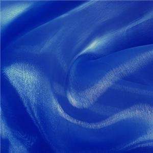  Royal Blue Mirror Organza Fabric 58/60 x 10yd 