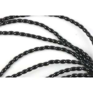 Black Onyx Beads Rice 4x6mm [10 strands wholesale lot 