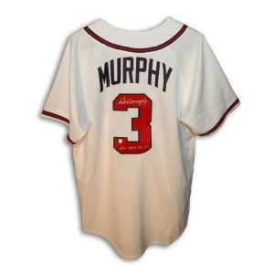   Dale Murphy Jersey   White Inscribed NL MVP 8283: Sports & Outdoors