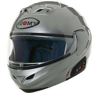  Suomy D20 Modular Helmet   Medium/Silver: Automotive