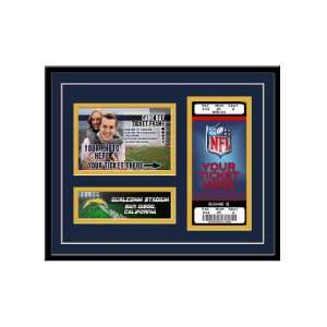    NFL Game Day Ticket Frame   San Diego Chargers: Sports & Outdoors