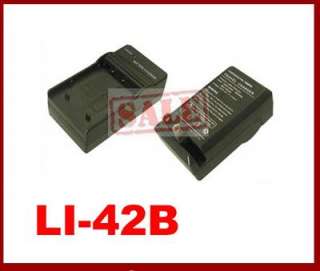 Li42B Battery CHARGER OLYMPUS Stylus 710 700 730 LI42  