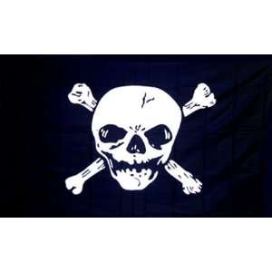   3x5ft Polyester Pirate Big Skull Flag #F1205 Patio, Lawn & Garden