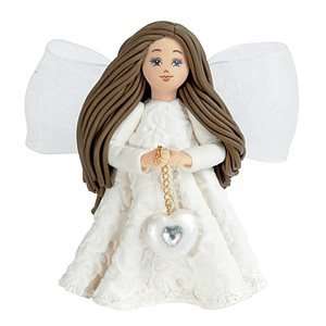  Kneeded Angel April Birthday Angel Figurine