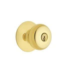Schlage F54 505 Bright Brass (Lifetime Finish) Keyed Entry Plymouth 