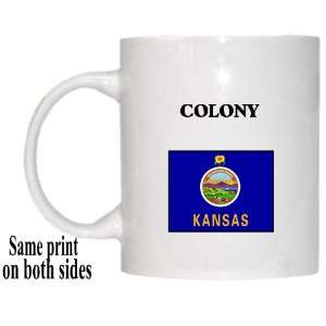  US State Flag   COLONY, Kansas (KS) Mug 