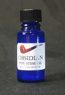 Obsidian Pipe Stem Oil   Keep your vulcanite stems looking better 