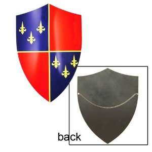  Red & Blue Medieval Shield French Design: Everything Else