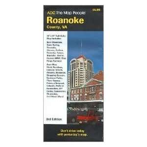  ADC The Map People 306705 Roanoke County, Virginia Pocket Map 