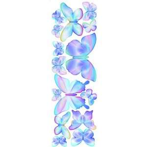   Butterfly Accents Color Summertime Blue. Peel & Stick
