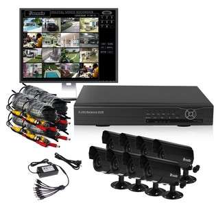   16 CH CCTV Security DVR Day Night LED Camera System 1TB 