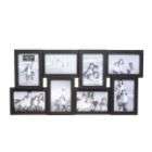 tabletop memories espresso collage picture frame with 8 openings